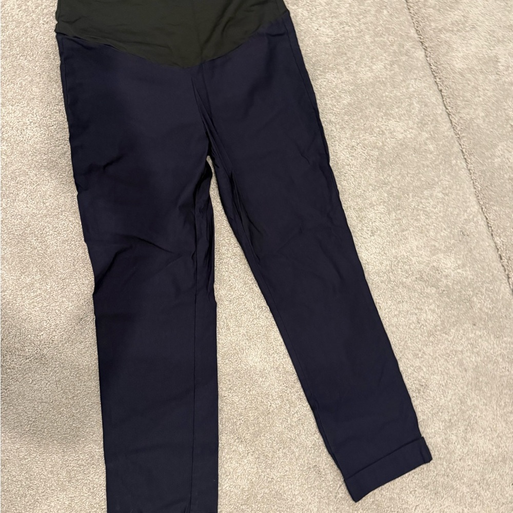 Tribal Maternity Cuffed Straight Trouser